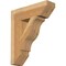 Ekena Millwork Funston Slat Rough Sawn Bracket, Western Red Cedar, 6"W x 22"D x 26"H BKT06X22X26FST06RWR - alternate 1